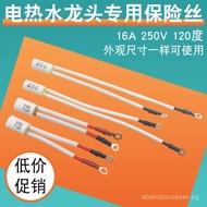 Special Fuse for Electric Heating Faucets with Groove RF120℃Overheat Fuse Protector16A Thermal fuse 