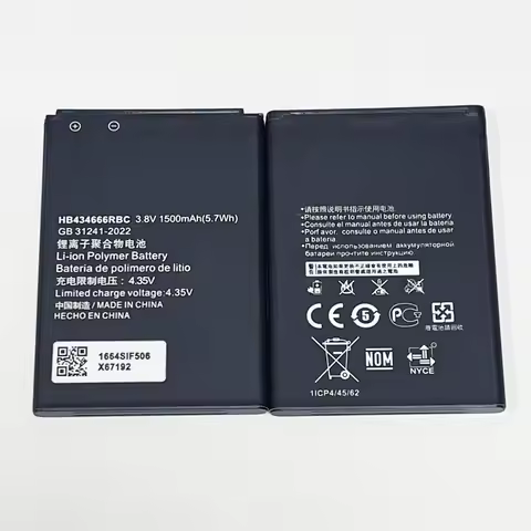 3.8V 1500mAh HB434666RBC For Huawei E5573/E5575/E5576/E5577C/E5783B-230/E5572-855 4G LTE WIFI Router