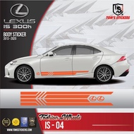 👍👍 LEXUS IS 300h CAR BODY STICKER SET IS - 04