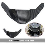 For ZONTES 368G G368 368-G Motorcycle Carbon look Front Fender Beak Nose Cone Extension Wheel Cover 