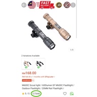 M600C Scout light / 600lumen SF M600C Flashlight / Outdoor Flashlight / 20MM Rail Flashlight / Allum