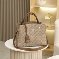 Women's Coach Handbag Shoulder Bag Camisole Leather Backpack Retro Printing Elegant Office Bag