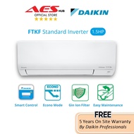 Daikin Air Conditioner Inverter Aircond Inverter 1.5HP Aircon Penghawa Dingin Aircond Murah 冷气机 FTKF35B