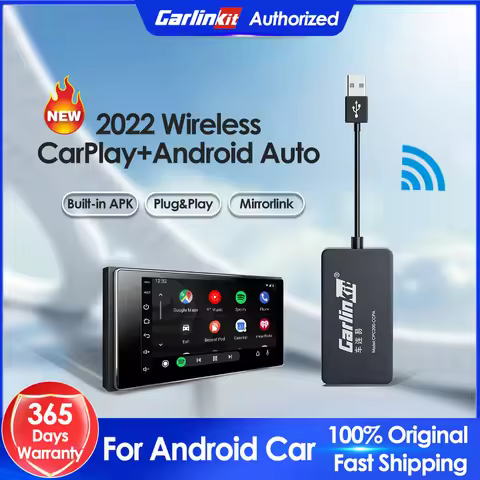 CarlinKit Wireless CarPlay Dongle Android Auto Wireless USB Adapter for Android Car Multimedia Mirro
