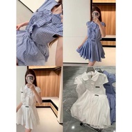 Women's Clothing Set, Cute Women's Clothing Set with Letter Embroidered Ruffled Shirt Style Mixed wi