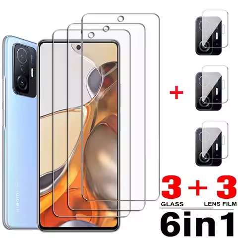 Tempered Glass for Xiaomi 11T 10T 9T Pro Lite Screen Protectors for Mi Poco X3 Pro NFC F3 M3 M4 Redm