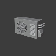 3D Printed 1:64 Scale Aircon unit