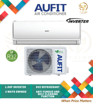 Aufit Inverter Air Conditioner R32 1.0HP /1.5HP /2.0HP /2.5HP - 6 Years Compressor Warranty
