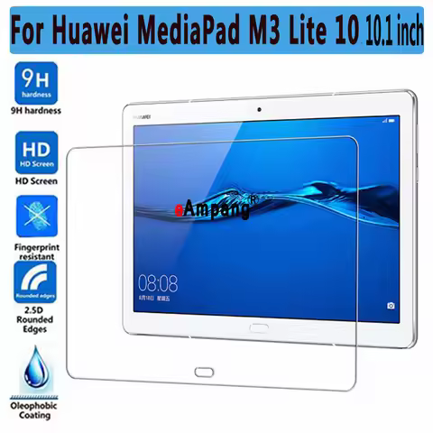 9H Tempered Glass for Huawei Mediapad M3 Lite 10 10.1 inch BAH-W09 BAH-AL00 Screen Protector for Hua