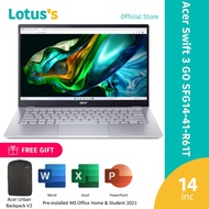 Acer SFG14-41-R61T (R5-7530U,16GB,512GB,14",W11,SIL,H&S)