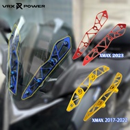 1 Pair XMAX V1 V2 CNC Bracket Windshield Motorcycle Windscreen Holder Accessories For YAMAHX XMAX300