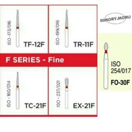 MERAH MANI diamond burs F Fine series red diamond strip drill/ dental bur/ dental drill/