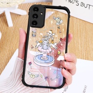 YBD Phone Case For For Samsung Galaxy A17 M17 F17 A37 A57 5G Dreamy Fountain Acrylic Lens Protector 