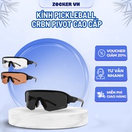Premium CRBN Pivot Pickleball Glasses – 3 UV400 Lenses, Color Changing Photochromic, Anti-Glare & Ey
