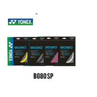 YONEX BG 80 BADMINTON STRINGS - BG80 ORIGINAL SUNRISE CODE SP 100%