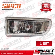 Fog Light Front Bumper Light Fog Lamp Toyota Revo 1997 - 2003
