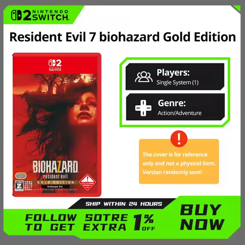 Nintendo Switch 2 Resident Evil 7 biohazard Gold Edition Physical Game Survival Horror Action Advent