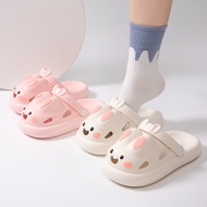 SLOPEE Cute Women's Rabbit Jelly Slippers Cute Women's Slippers Walking Slippers Home Slippers SL-12