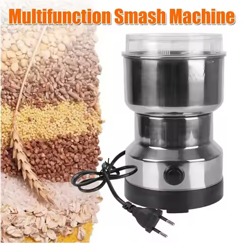 EU Kitchen Multifunctional 4 Blade Grain Grinder Coffee Chopping Home Electric Coffee Grinder Nut Be