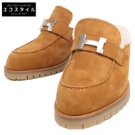 Hermes Mouton Boa Suede Flore 60 Mule 36 1/2 [二手]