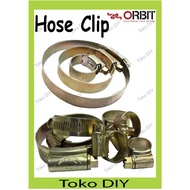 ORBIT Hose Clip. 9mm-250mm Hose Clip. Zinc Plated Worm Drive Hose Clamp