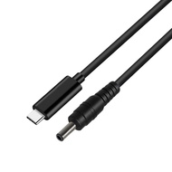 1.5M/4.9FT,Type-C male head to 4.5*3.0MM notebook PD fast Charging Line,USB-C to 4.5*0.6MM with pin 