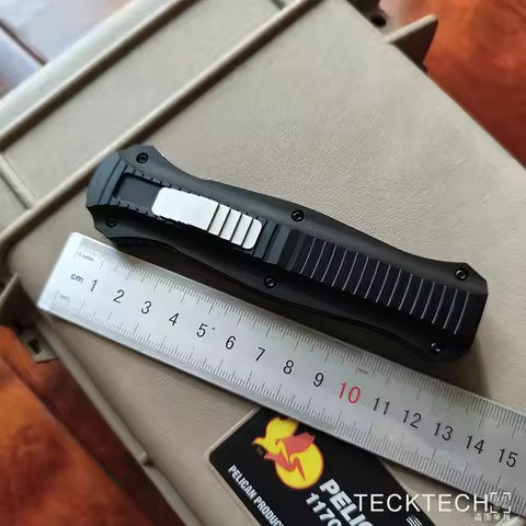 3300BK INFIDEL 3300 Tactical Gear D2 Steel CNC 6061 Aluminium Handle Tools by "TECKTECH KNIVES STORE