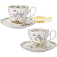 【Japan Limited】 Noritake Ghibli My Neighbor Totoro Cup &amp; Saucer (Pair Set) (for both coffee and tea) 250cc Microwave safe ＜Direct from Japan＞
