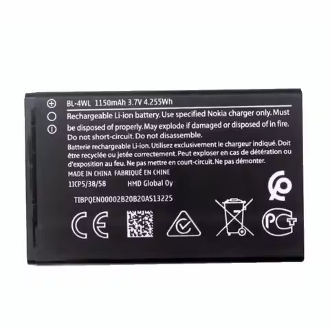 1x 1150mAh BL-4UL / BL-4WL Repalcement Battery For Nokia Asha 225 230 3310 Asha 500 VERSION 225 4G R