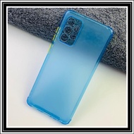 samsung galaxy a32 4g soft case ume matte rainbow original flexible - biru muda fc sams.g a32 4g