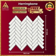 3D Tiles Stickers for Kitchen Wall Backsplash Bathroom Wall Tiles Waterproof Heat Resistant Sticker 