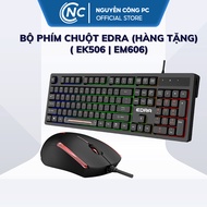 E-DRA Keyboard and Mouse Set, E-DRA EK506 Mechanical Keyboard, E-DRA EM606 Mouse (Gift)