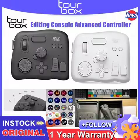 Tourbox Video Photo Editing Console Advanced Controller Simplify optimize Lightroom SAI Premi∴ with 