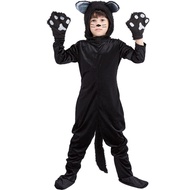 《919》Men Halloween Costume for Kids Halloween Costume Adult Women Furry Kitty Pretend Play Stage Pla
