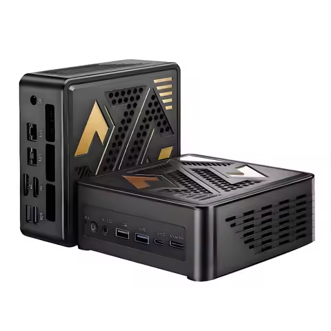 Metal Mini PC AMD Ryzen AI 9 HX 470 370 7 PRO 360 OCuLink USB4.0 Dual 2.5G LANs 2xM.2 NVMe Windows 1