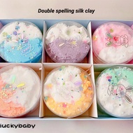 130G/Box Colorful Rainbow Slime Slime Fluffy Foam Clay DIY Soft Cotton Slime Kit Cloud Toys For Kids