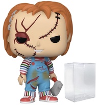 POP Bride of Chucky - Chucky Funko Vinyl Figure (Bundled with Compatible Box Protector Case), Multic