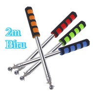 Telescopic Flag Pole2M Ideal Flag Stick for Tour Leader & Guide Flag Pole Handheld & Folding Pointer