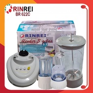 Blender Rinrei BR-622 P Blender Plastik 2in1 6 Mata Pisau Blender Berkualitas Blender RINREI