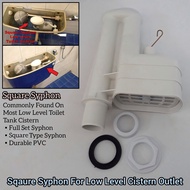 Toilet Low Level Cistern Outlet Valve Square Syphon For Toilet Flush In Toilet Bathroom Accessories