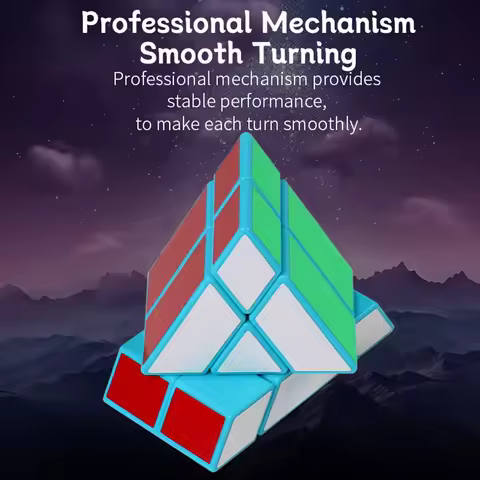 Magic Cube House 2x3x3 Double Crystal Three Prism Irregular Magic Cube Double Prism 233 Magic Cube P