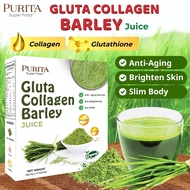 ON HAND - Purita Gluta Collagen Barley Juice Original 100% Pure Organic Anti Aging Glutathion Brightening Skin