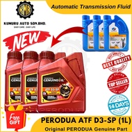 Original Perodua ATF Oil D3 SP 1L Automatic Transmission Oil Perodua Axia Bezza Myvi Alza Aruz