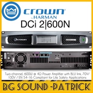Crown DCi 2|600N Two-channel, 600W @ 4Ω Power Amplifier with BLU link, 70V/100V / | DCi2|600N | DCi 