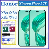 Original For Honor X8a X8b X8c X8D LCD Display Touch Screen With Frame Replacement