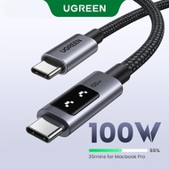 UGREEN Uno 100W Type C Fast Charging Cable E-Marker for iPhone 16 Pro Max Samsung S24 S23 Ultra iPad