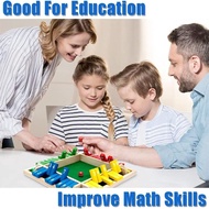 COD Shut The Box Dice Game Large Wooden Borad Game Toys 2-4 Players Smart Game Indoor Classic Family