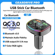 Car Bluetooth Transmitter 5.0/FM Bluetooth Transmitter/High-definition audio/Second connection