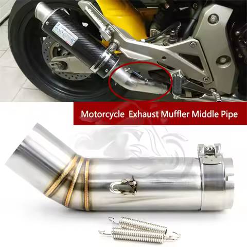 Fit For 2006 - 2023 GSXR600 GSXR750 Motorcycle Exhaust Muffler Section Mid Link Pipe GSXR 600 GSX-R 