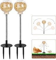 Peck Toy, Interactive Slow Feed Release Toy for Your Flock, Chicken Slow Feeder Boredom Busting Fun 